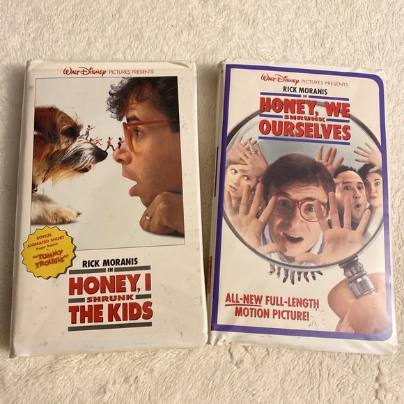 Lot 2 Disney Honey I Shrunk the Kids & We Shrunk Ourselves VHS Tapes Movies - Picture 1 of 10
